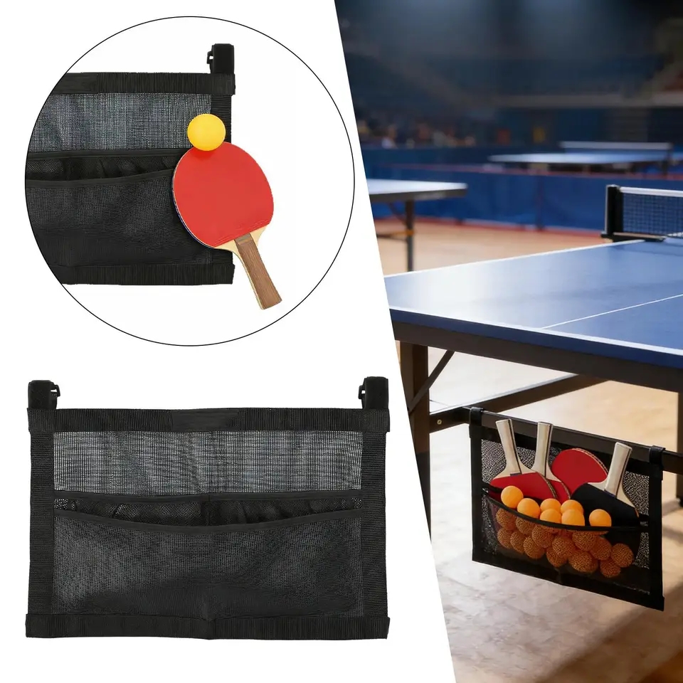 Table Tennis Match - New Mesh Pingpong Ball Holder Large