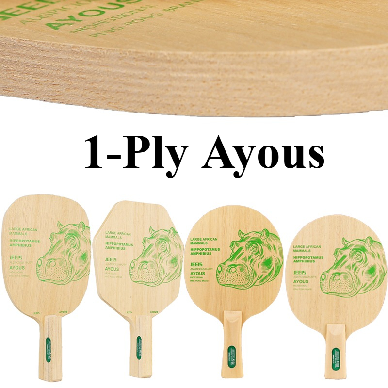 JEELS Green Hippo 1 Ply Ayous  - đánh giá và giá Table Tennis Japanese