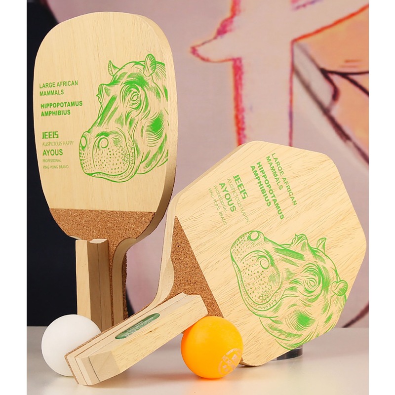 JEELS Green Hippo 1 Ply Ayous  - đánh giá và giá Table Tennis Japanese