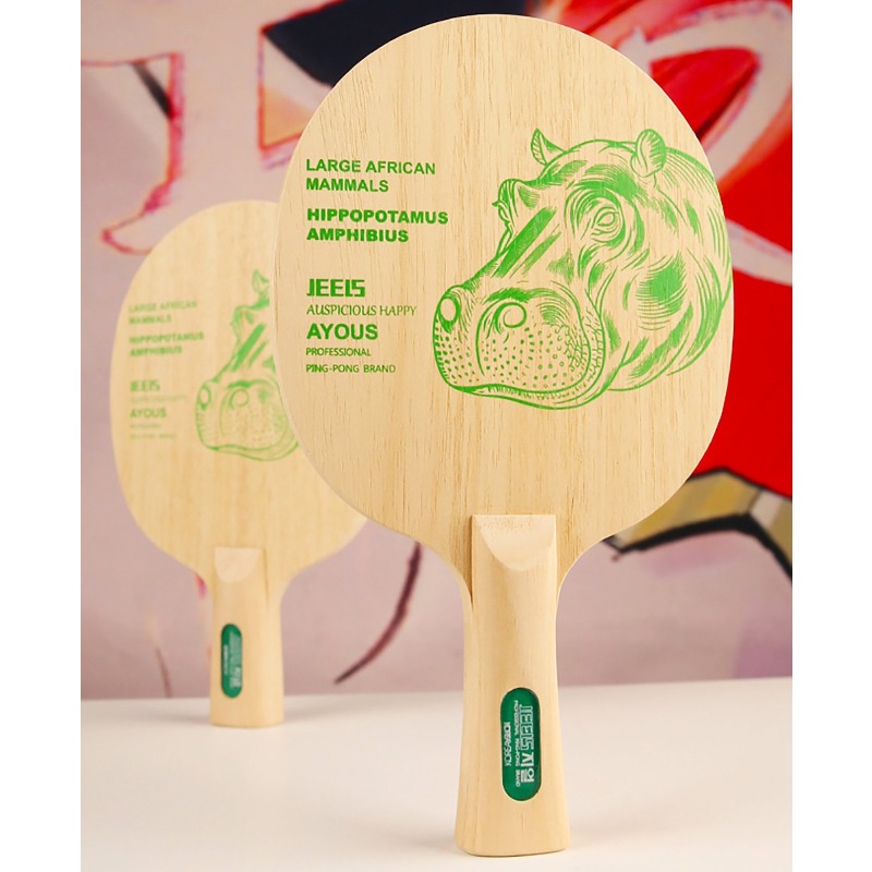 JEELS Green Hippo 1 Ply Ayous  - đánh giá và giá Table Tennis Japanese