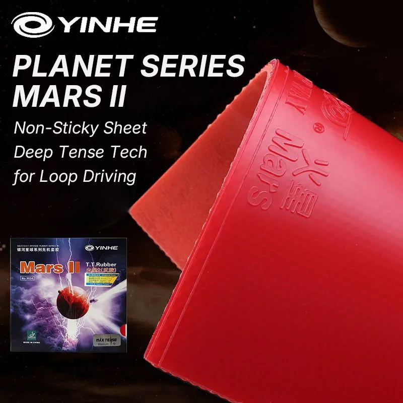 YINHE MARS 2 Table Tennis Rubb - đánh giá và giá Table Tennis Edge
