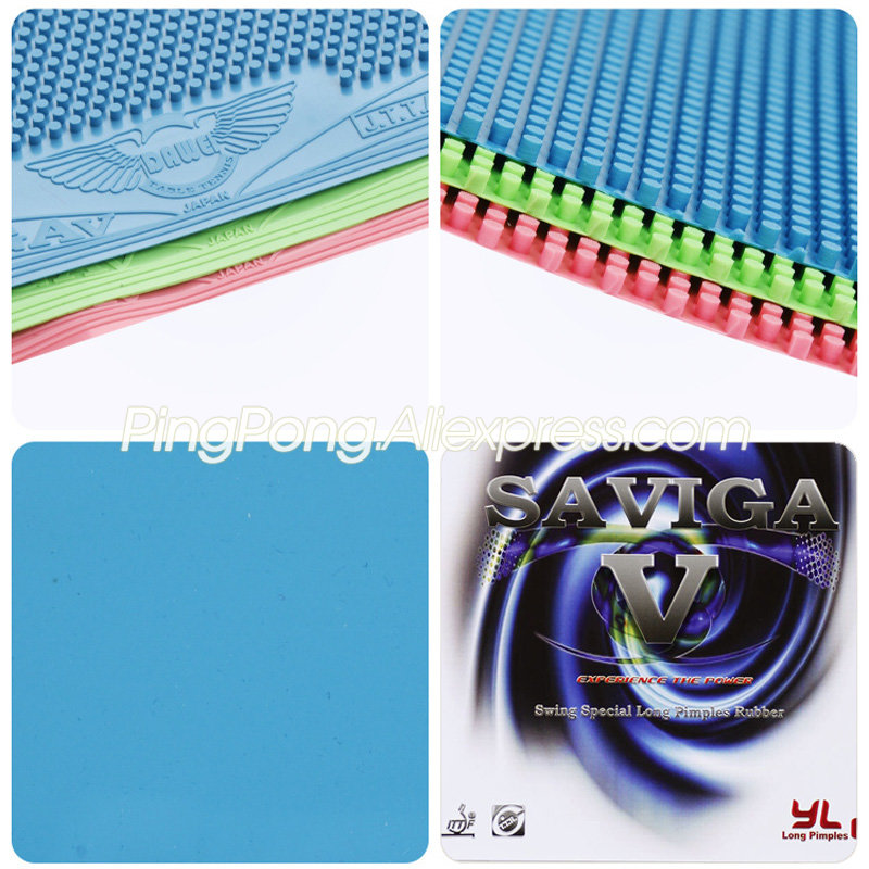 Colorful DAWEI SAVIGA V Pips-l - đánh giá và giá Table Tennis Forehand Rubber