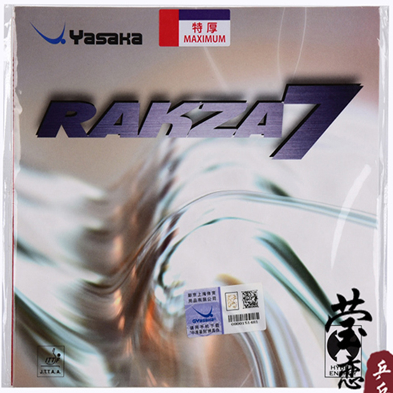 Ban đầu Yasaka RAKZA 7 mềm (B- - đánh giá và giá Table Tennis Yasaka